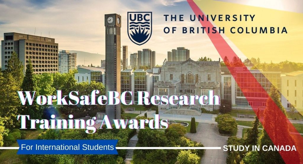 WorkSafeBC Research Training Scholarships at the University of British Columbia