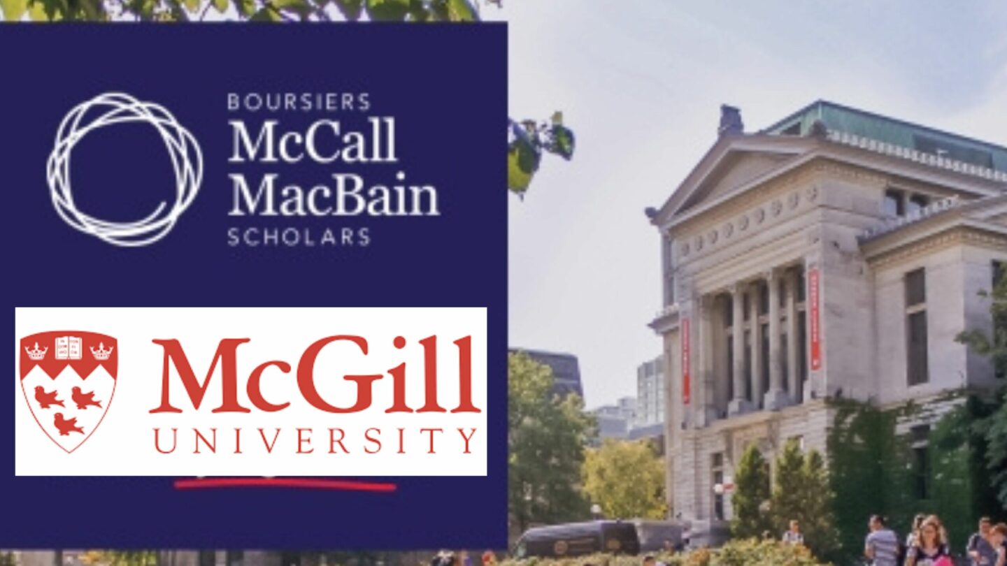 2024 /2025 McGill University McCall MacBain Scholarships